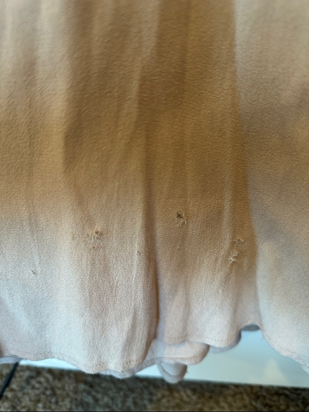 Reformation Pink Blush Verbena Off Shoulder Ruffle Maxi Dress Size 8 DAMAGED - Picture 10 of 11